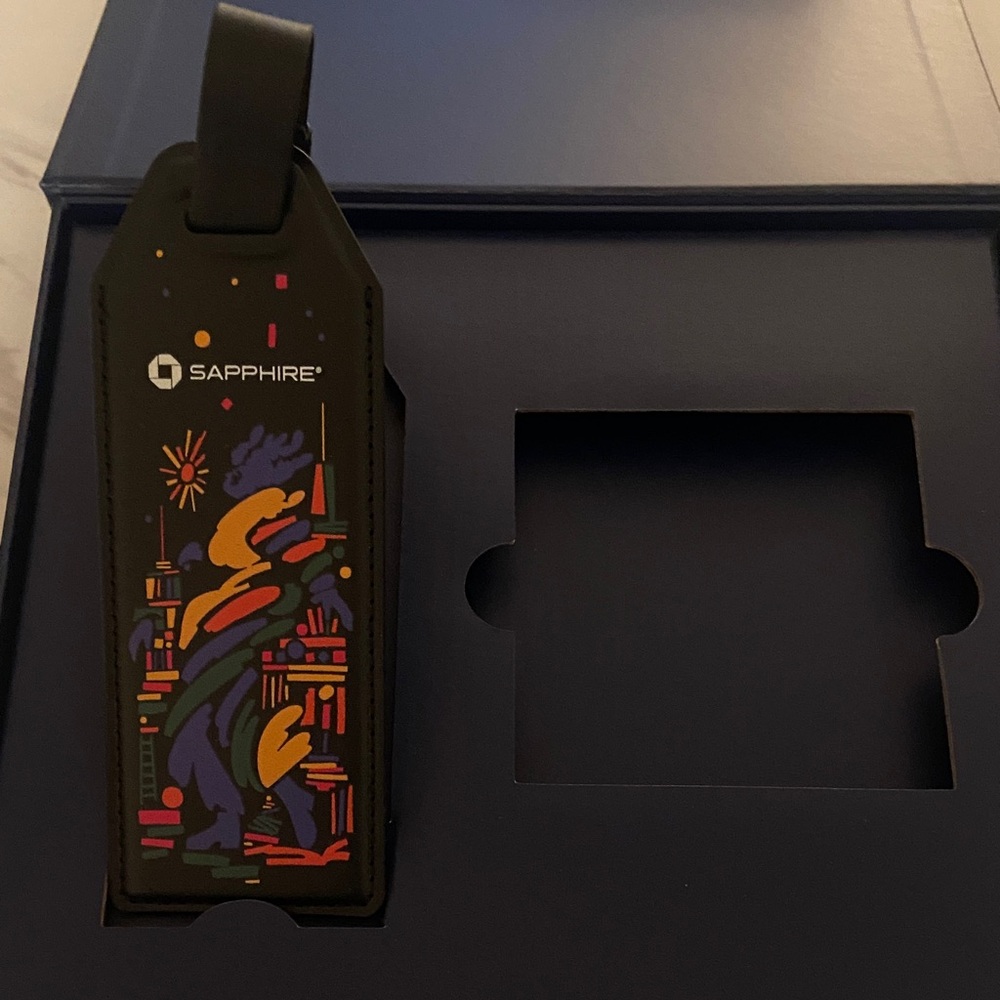 Chase Sapphire Limited Edition Luggage Tag with Box